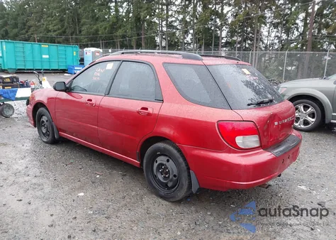 2002 Subaru Impreza 2.5Ts z USA, uszkodzony, nr VIN JF1GG65502H836676